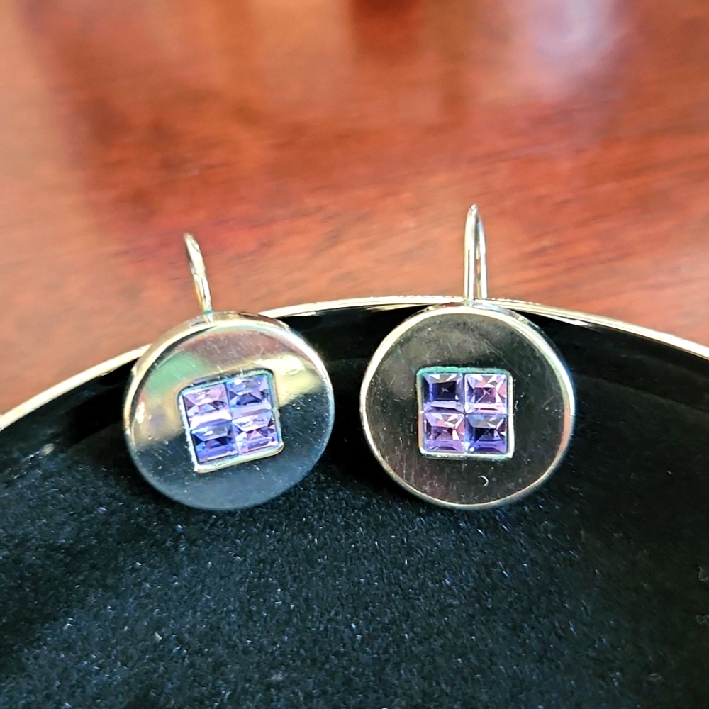 Stainless steel Swarovski Earrings